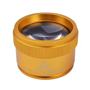 30X Gold Plated Magnifying Glass for Hobbies
