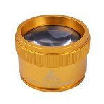 30X Gold Plated Magnifying Glass for Hobbies