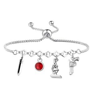 Forensic Charm Bracelet - DNA and Fingerprint Jewelry