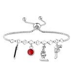 Forensic Charm Bracelet - DNA and Fingerprint Jewelry