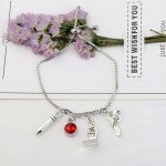 Forensic Charm Bracelet - DNA and Fingerprint Jewelry
