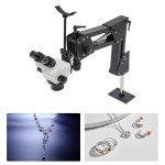 Jewelry Microscope Stand with Adjustable 7X-45X Zoom