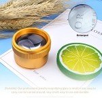 30X Gold Plated Magnifying Glass for Hobbies