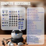 5" Lakimi Ball Vise with 71-Piece Engraving Tool Set
