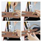 Wooden Bench Pin Clamp for Jewelry Making