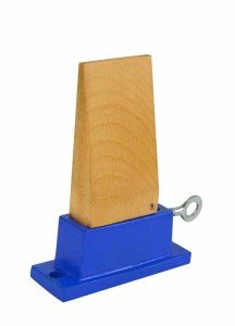 Jeweler's Bench Pin with Metal Mounting Holder