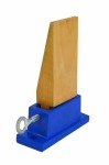 Jeweler's Bench Pin with Metal Mounting Holder