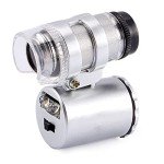 60X Portable Handheld Jewelry Magnifier with LED Light