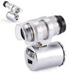 60X Portable Handheld Jewelry Magnifier with LED Light