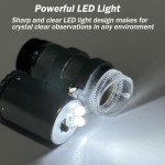 45x Mini Jewelry Microscope with LED Lights