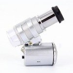 60X Portable Handheld Jewelry Magnifier with LED Light