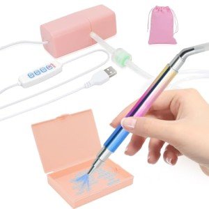 Electric Diamond Painting Tool with Tray (Pink)