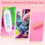 Electric Diamond Art Pen with Vacuum Pickup Tool