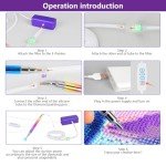 Heyseri Adjustable Electric Diamond Painting Pen (Purple)