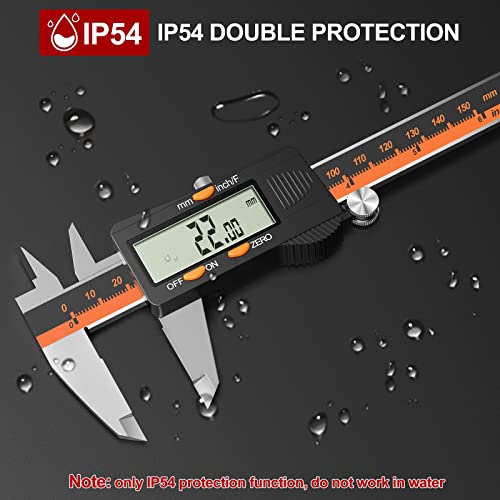 Preciva Electronic Stainless Steel Caliper - Large LCD