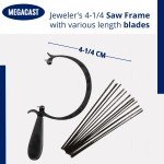 Jeweler's Saw Frame with 144 Durable Blades