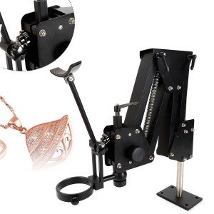 Multi-Directional Jewelry Microscope Stand with Mirror