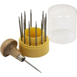 Diamond Poger Set with Handle for Jewelers
