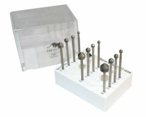 12-Piece Panther Stone Setting Bur Tool Set
