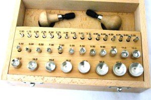 36-Piece Round Bezel Punch Set in Wood Box
