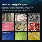 200X Portable Phone Microscope Lens with CPL & LED