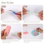 Electric Diamond Painting Pen with Storage Tray