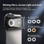 200X Portable Phone Microscope Lens with CPL & LED