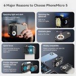 200X Portable Phone Microscope Lens with CPL & LED