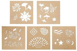 EURO TOOL 5pc Enameling Design Stencils - Echoes