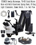 Jewelry Microscope with LED Light and Stand