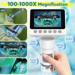Portable Handheld Microscope for Kids and Adults