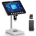 Coin Microscope with 7" LCD and 1200X Magnification