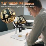 Coin Microscope with 7" LCD and 1200X Magnification