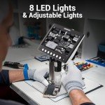 Coin Microscope with 7" LCD and 1200X Magnification