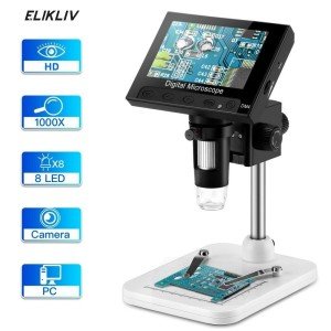 Elikliv 1000X Digital Microscope & Jewelry Loupe