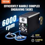 VEVOR Dual Head Pneumatic Engraving Machine for Jewelry