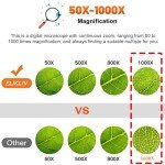 Elikliv 1000X Digital Microscope & Jewelry Loupe