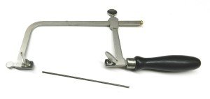 Adjustable Jewelers Saw Frame with 12 Blades