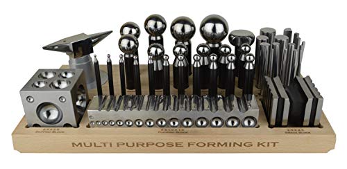 43-Piece Metal Forming Dapping Set for Jewelry Making