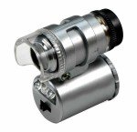 10-Pack Mini LED Pocket Microscopes with UV Light