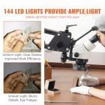 VEVOR 7X-45X Jewelry Microscope with LED Light