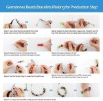 1184Pcs Irregular Stone Beads Jewelry Making Kit