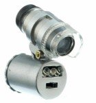 10-Pack Mini LED Pocket Microscopes with UV Light