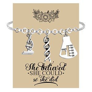 Birdgot Atom Microscope Charms for Science Lovers