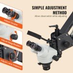 VEVOR 7X-45X Jewelry Microscope with LED Light