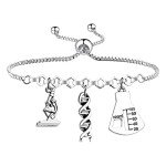 Birdgot Atom Microscope Charms for Science Lovers