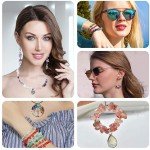 1184Pcs Irregular Stone Beads Jewelry Making Kit