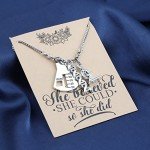 Birdgot Atom Microscope Charms for Science Lovers