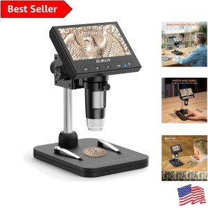 4.3'' Digital Coin Microscope 1000x with LED
