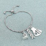 Birdgot Atom Microscope Charms for Science Lovers